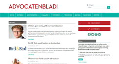 Desktop Screenshot of advocatenblad.nl